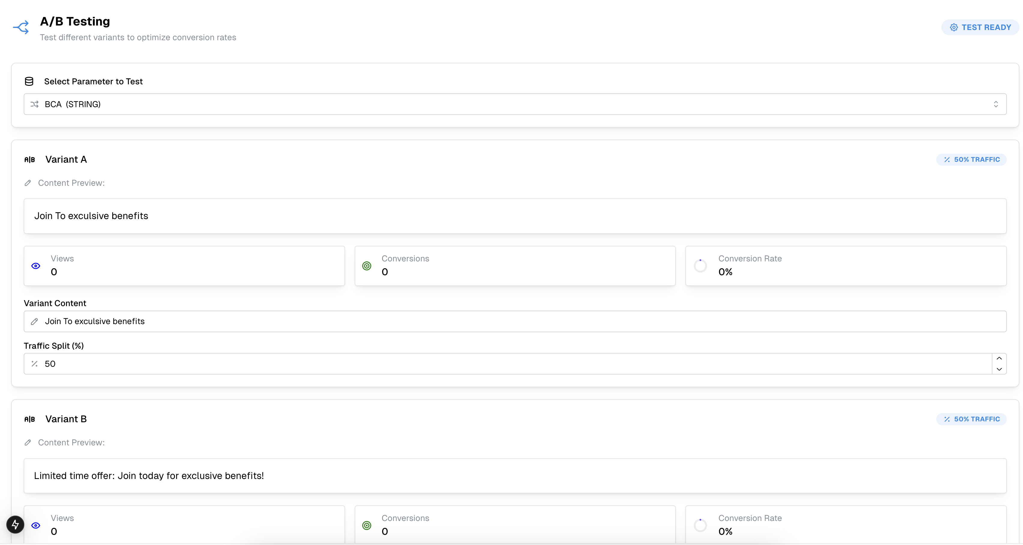 A/B Testing Platform ๐งช